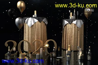 3D打印模型New Years Celebration的图片