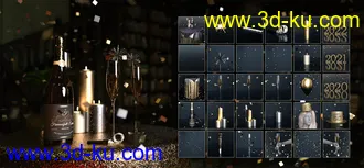 3D打印模型New Years Celebration的图片