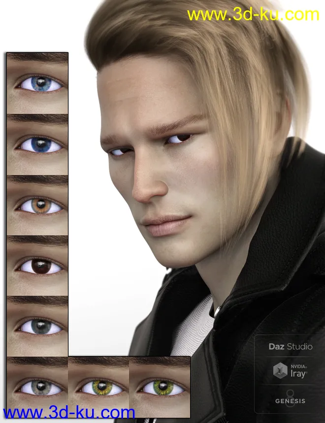 Nikolai for Dain 8 and Genesis 8 Male模型的图片3