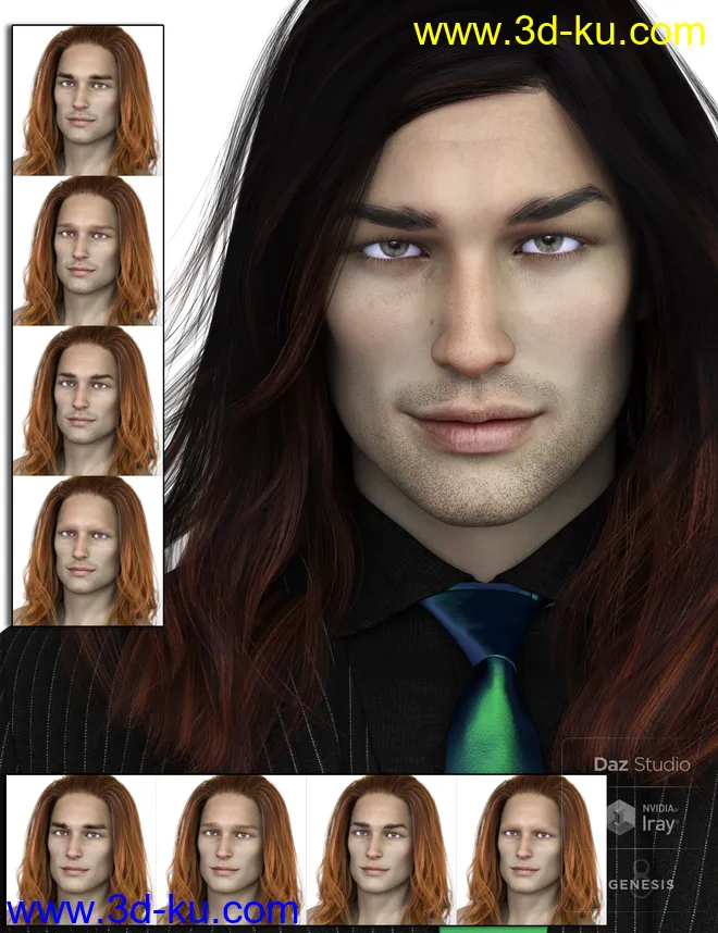 Nikolai for Dain 8 and Genesis 8 Male模型的图片4