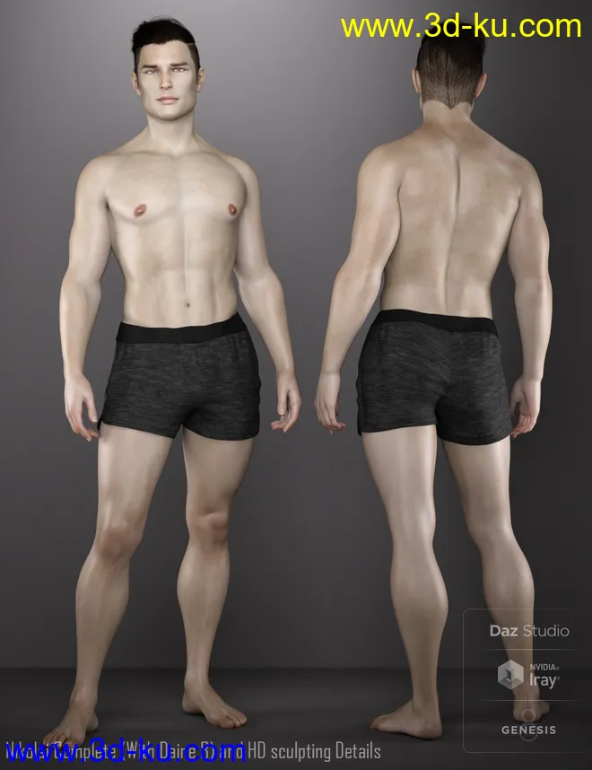 Nikolai for Dain 8 and Genesis 8 Male模型的图片6