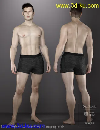 3D打印模型Nikolai for Dain 8 and Genesis 8 Male的图片