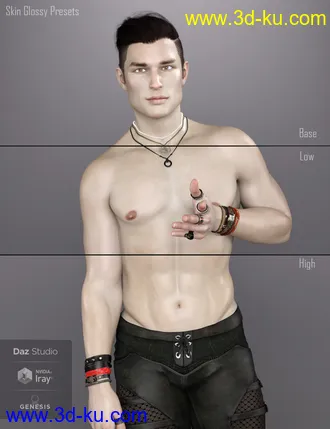 3D打印模型Nikolai for Dain 8 and Genesis 8 Male的图片