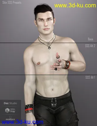 3D打印模型Nikolai for Dain 8 and Genesis 8 Male的图片