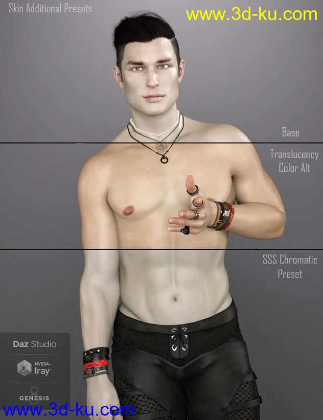 Nikolai for Dain 8 and Genesis 8 Male模型的图片11