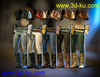 3D打印模型Nocturnal Guard Outfit for Genesis 3 Male(s)的图片