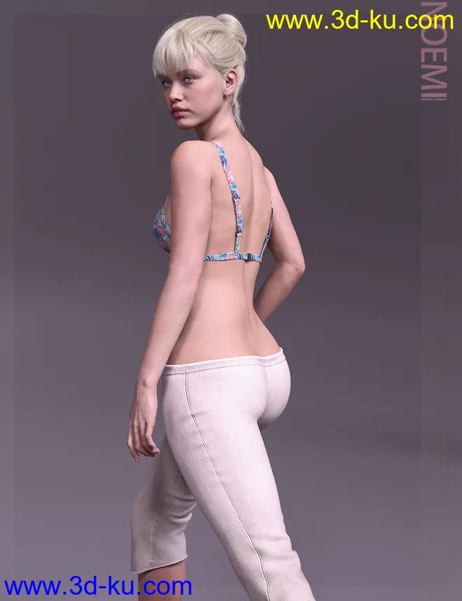 Noemi HD & Smile HD Expression for Genesis 8 Female模型的图片3