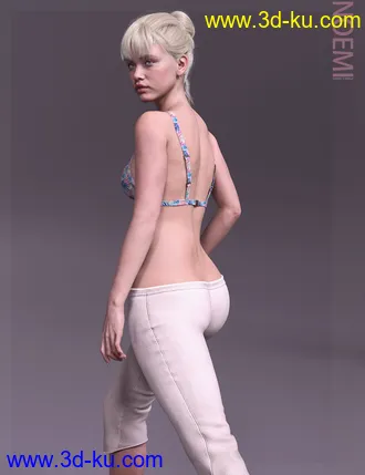 3D打印模型Noemi HD & Smile HD Expression for Genesis 8 Female的图片