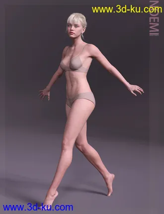 3D打印模型Noemi HD & Smile HD Expression for Genesis 8 Female的图片