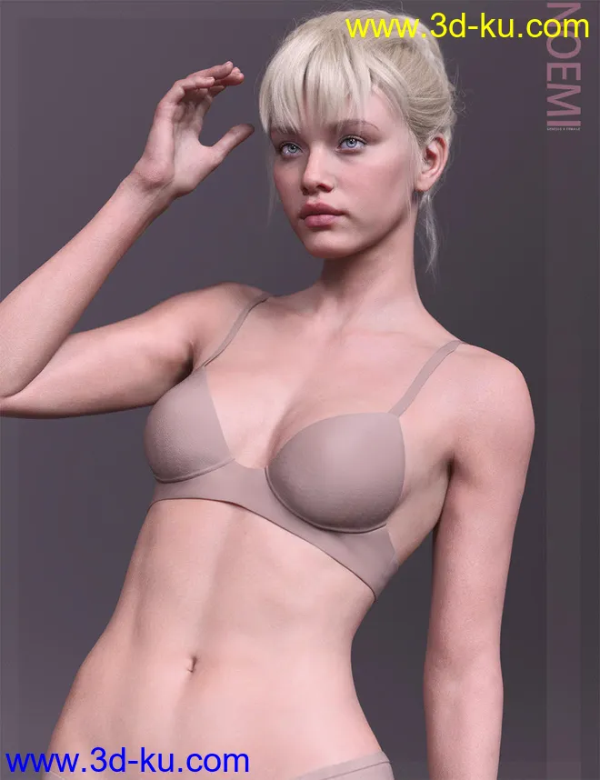 Noemi HD & Smile HD Expression for Genesis 8 Female模型的图片11