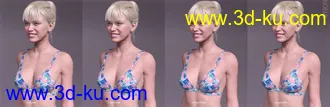3D打印模型Noemi HD & Smile HD Expression for Genesis 8 Female的图片