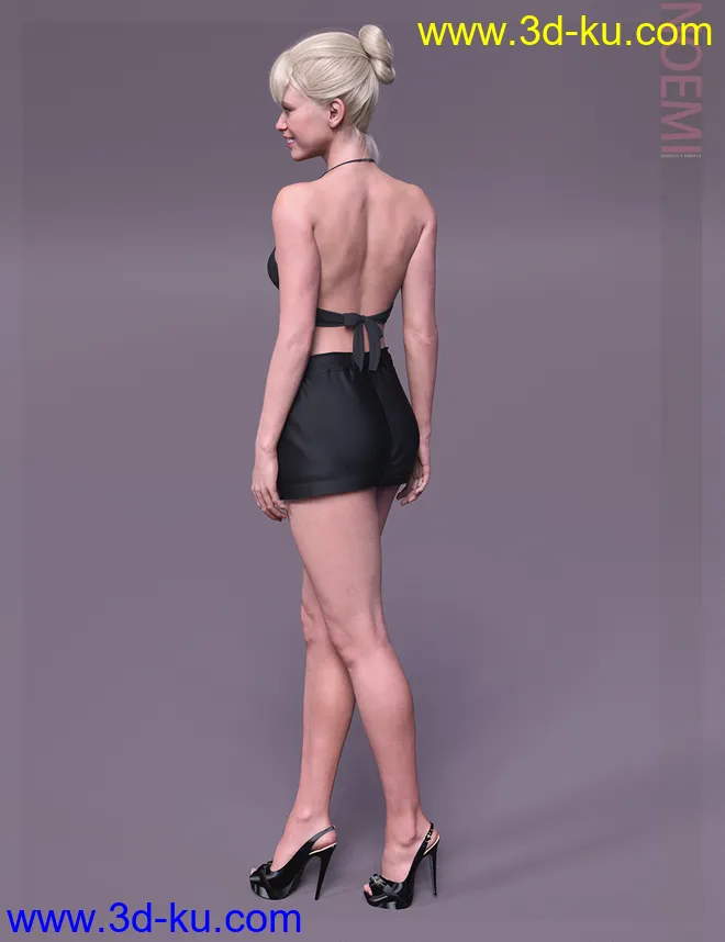 Noemi HD & Smile HD Expression for Genesis 8 Female模型的图片14