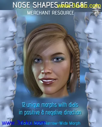 3D打印模型Nose Shapes for G8F - Merchant Resource的图片