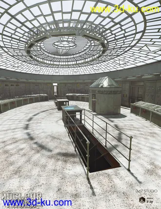 Nuclear Power Plant Control Room模型的图片1