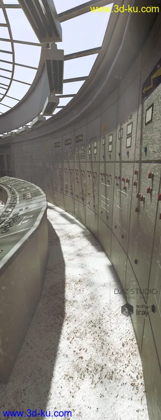 3D打印模型Nuclear Power Plant Control Room的图片