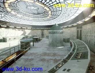Nuclear Power Plant Control Room模型的图片23