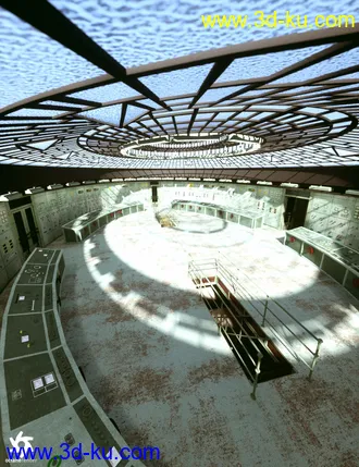 3D打印模型Nuclear Power Plant Control Room的图片