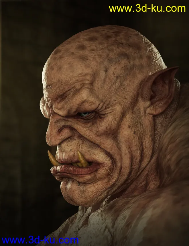 Ogre HD for Genesis 8 Male模型的图片1
