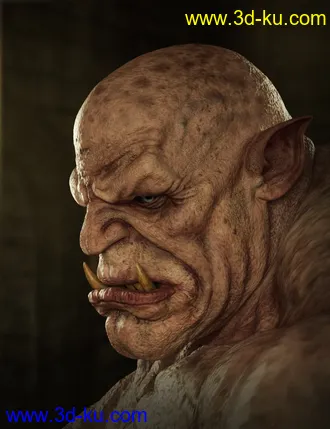 3D打印模型Ogre HD for Genesis 8 Male的图片