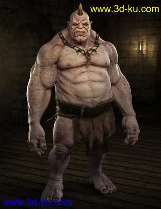 3D打印模型Ogre HD for Genesis 8 Male的图片