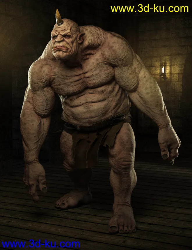 Ogre HD for Genesis 8 Male模型的图片4