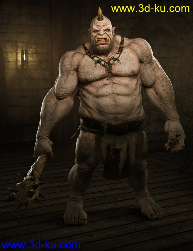 Ogre HD for Genesis 8 Male模型的图片6