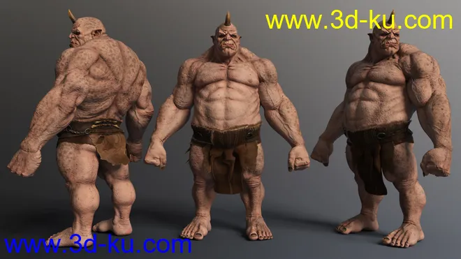 Ogre HD for Genesis 8 Male模型的图片7