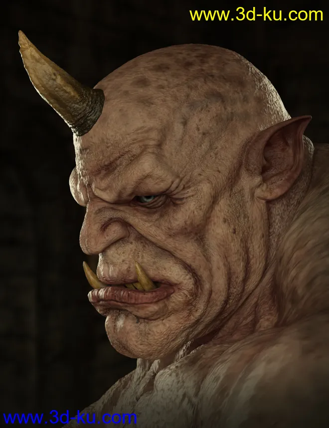Ogre HD for Genesis 8 Male模型的图片9