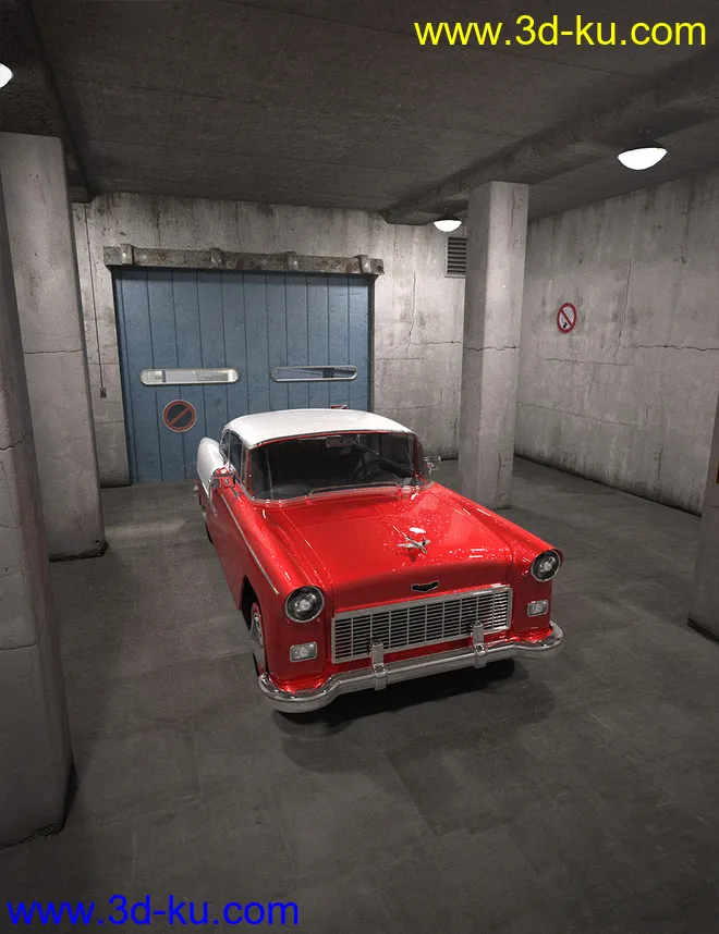 Old Garage Interior模型的图片1