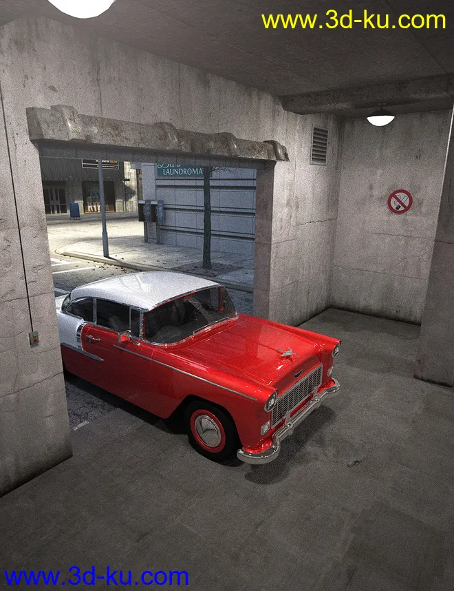 Old Garage Interior模型的图片2