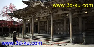 3D打印模型Old Japanese Temple的图片