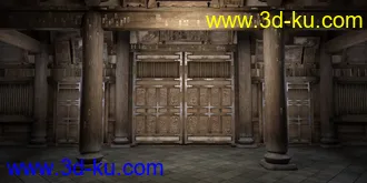 Old Japanese Temple模型的图片10