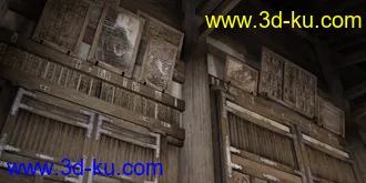 Old Japanese Temple模型的图片13