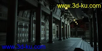 Old Japanese Temple模型的图片14