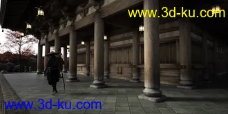 Old Japanese Temple模型的图片17