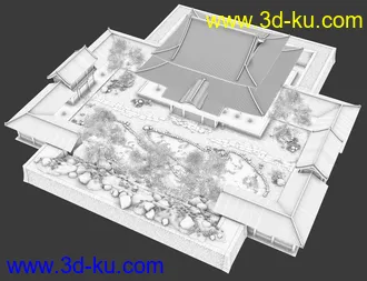 3D打印模型Old Japanese Temple的图片