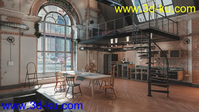 Old Manhattan Apartment模型的图片2