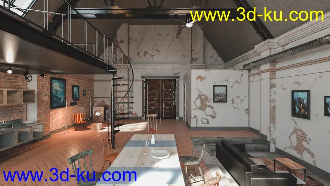 Old Manhattan Apartment模型的图片4