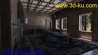 3D打印模型Old Royal Dining Hall Abandoned的图片