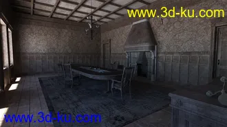 3D打印模型Old Royal Dining Hall Abandoned的图片