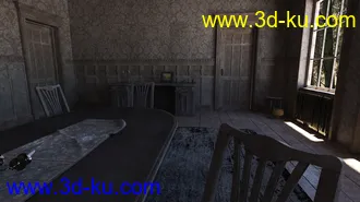 3D打印模型Old Royal Dining Hall Abandoned的图片