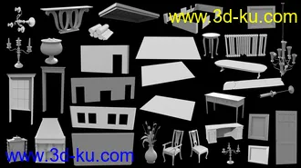 3D打印模型Old Royal Dining Hall Abandoned的图片