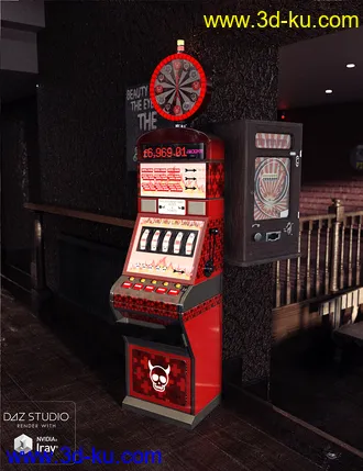 3D打印模型One Armed Bandit的图片