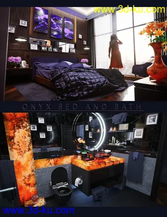 3D打印模型Onyx Bed and Bath的图片