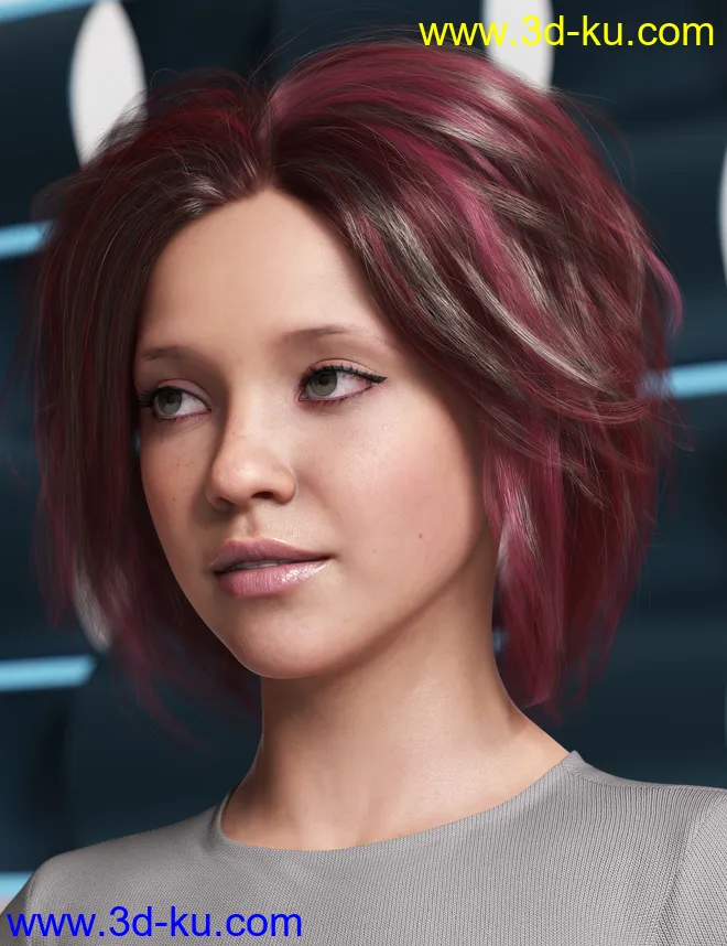 OOT Hairblending 2.0 Texture XPansion for Various Age Bob Hair模型的图片4