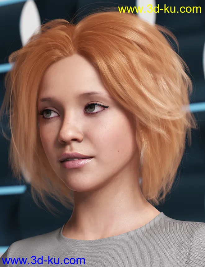 OOT Hairblending 2.0 Texture XPansion for Various Age Bob Hair模型的图片9