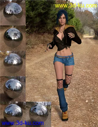 3D打印模型Orestes Iray HDRI Environment - Lonely Road的图片