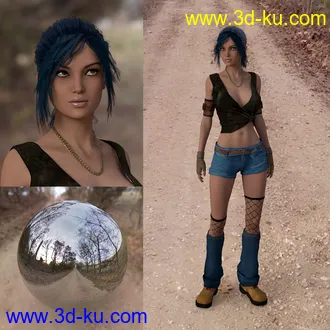 3D打印模型Orestes Iray HDRI Environment - Lonely Road的图片