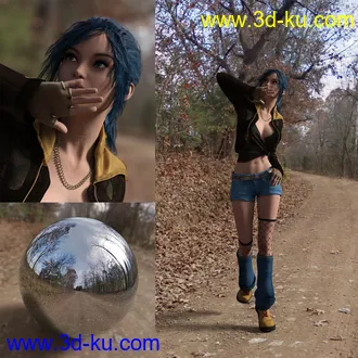 3D打印模型Orestes Iray HDRI Environment - Lonely Road的图片