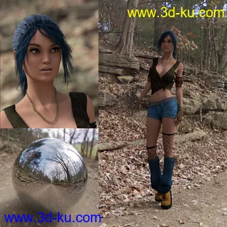 3D打印模型Orestes Iray HDRI Environment - Lonely Road的图片